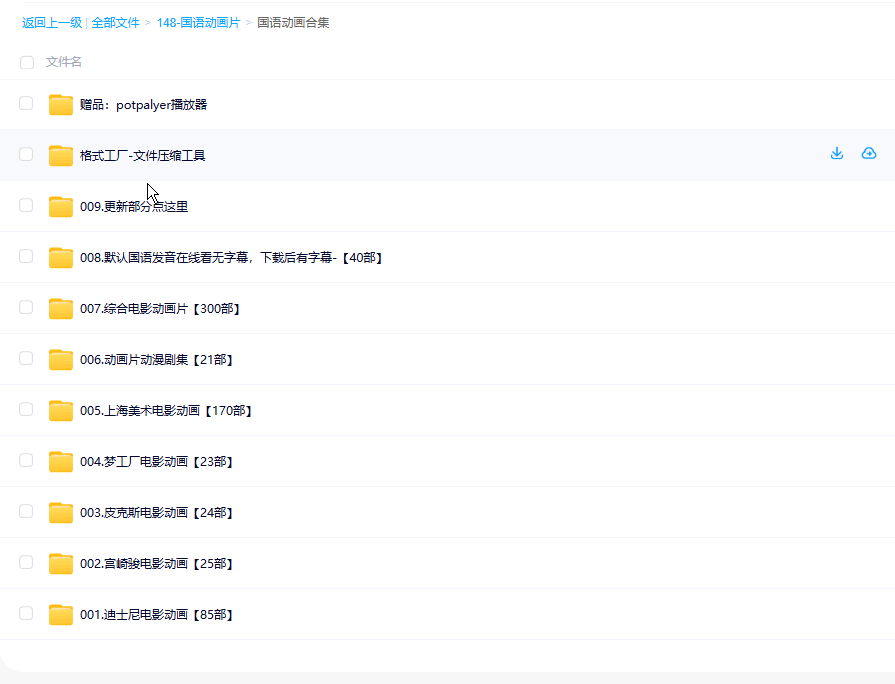 动漫国语版国语少儿动画片动漫大全动画片国语版超高清4K素材